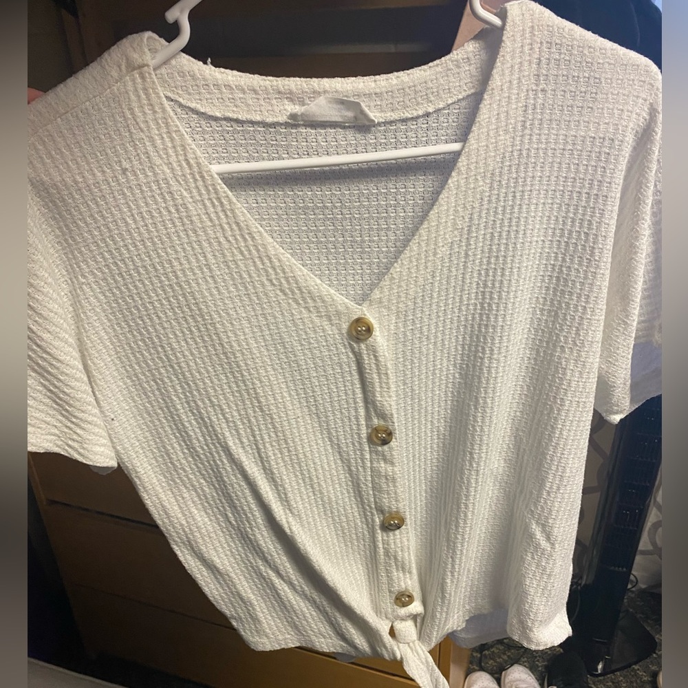 White button blouse